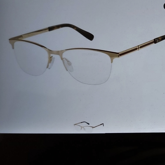 Pierre Cardin gold copper Woman eyeglasses. - Picture 10 of 16